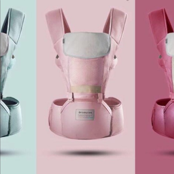 pink baby carrier